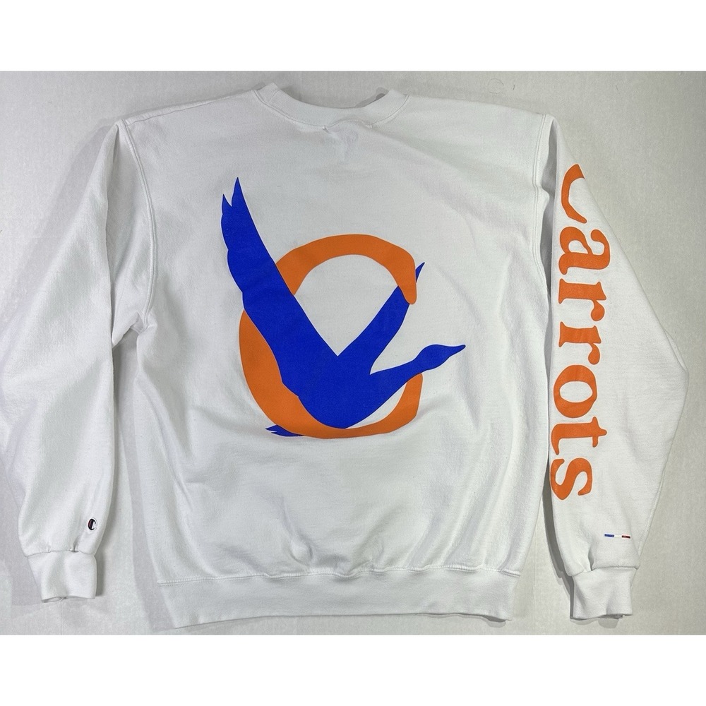 Carrots x Grey Goose x Champion Crewneck White Goose Logo Sweatshirt Men's L